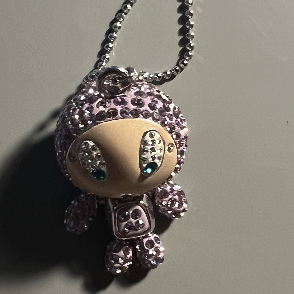 Erika violet Swarovski necklace